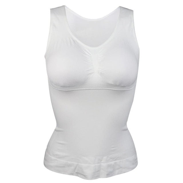 Women's Seamless Shaping Tank with Built-In Bra